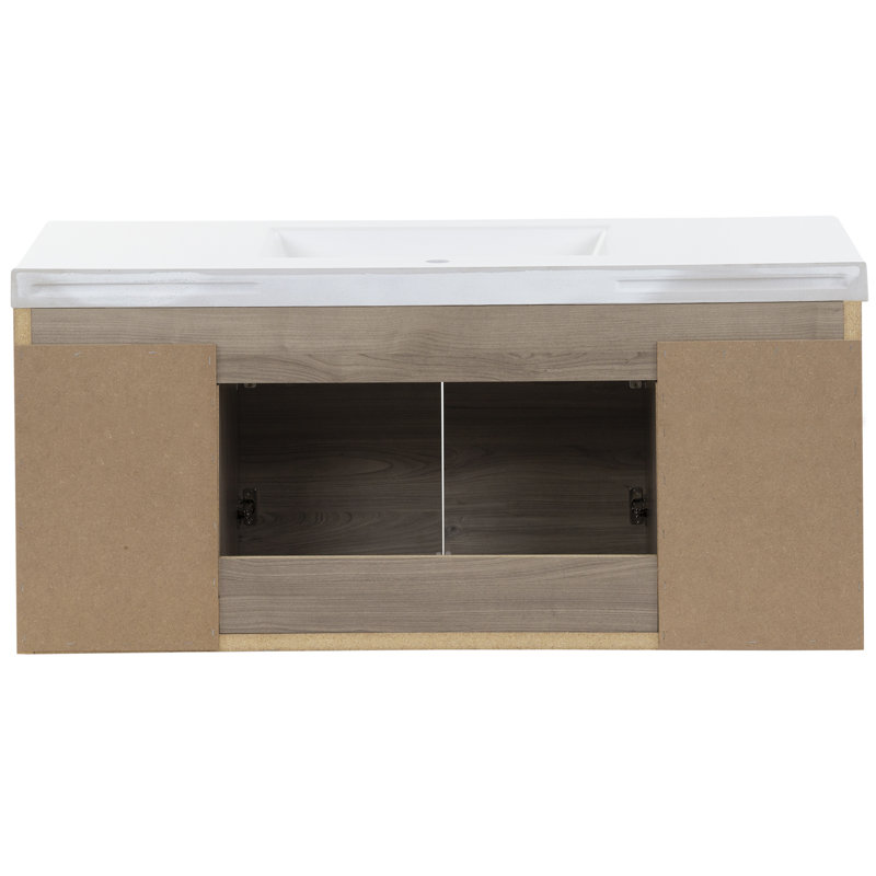 Mercury Row® Altenburg 48.5'' Wall Mounted Single Bathroom Vanity with